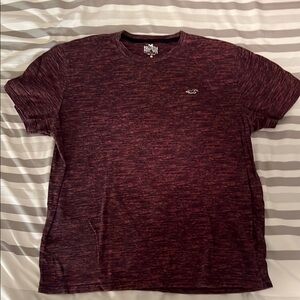 Hollister Red Short Sleeve Tee Casual Comfort